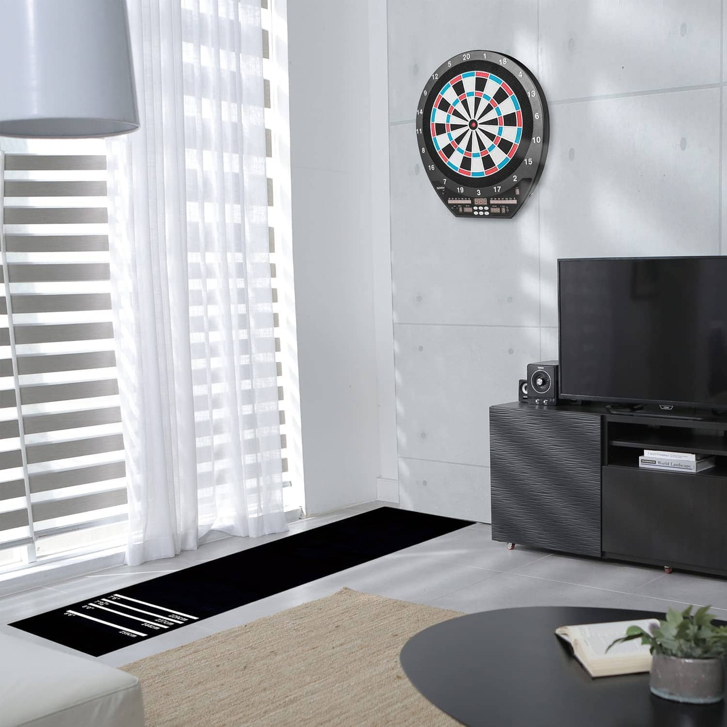 Tapete de Dardos resistente MYOYAY, 9.8 x 2 pies Mat de - Imagen 9