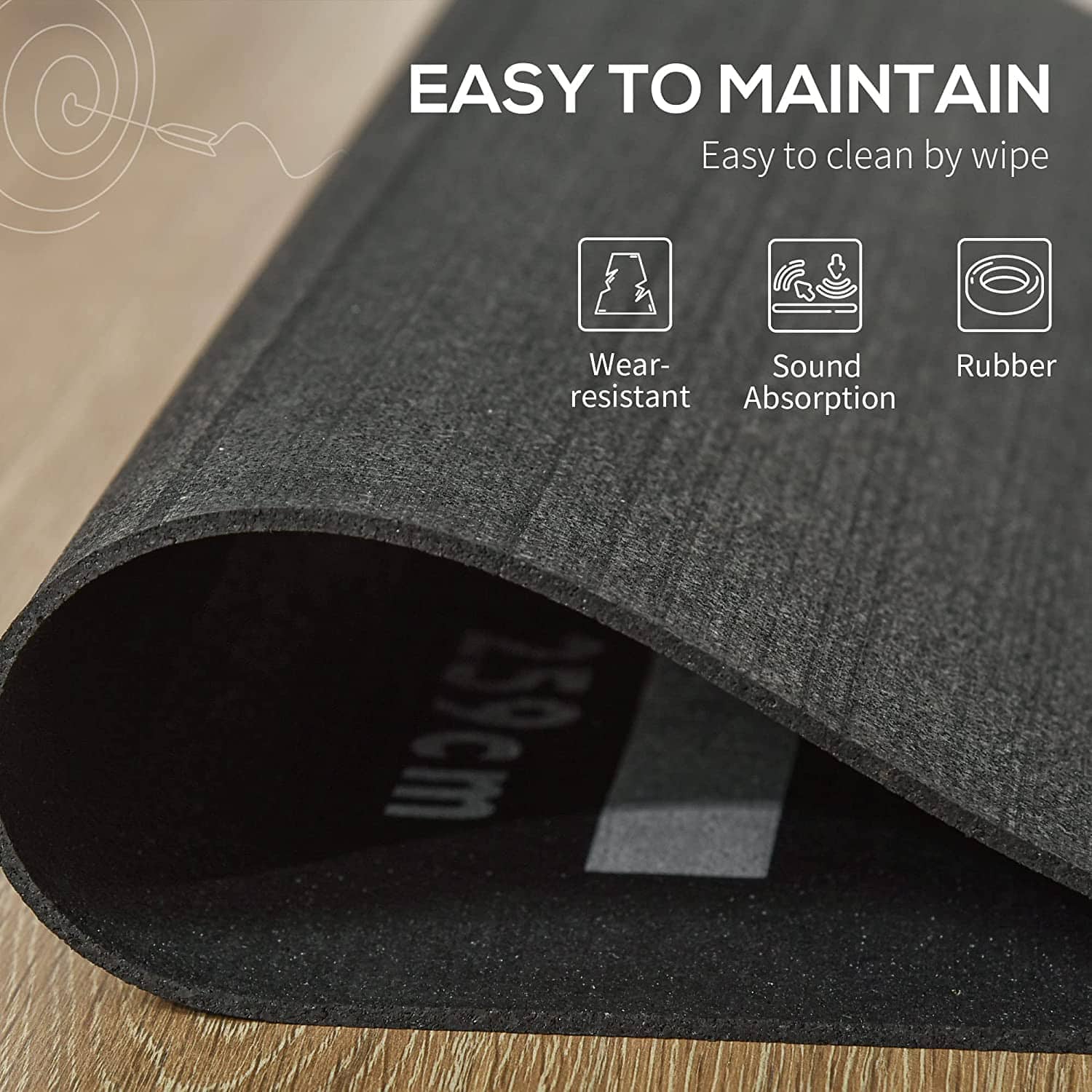 Tapete de Dardos resistente MYOYAY, 9.8 x 2 pies Mat de - Imagen 8