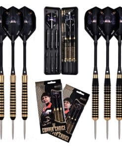 Set de 6 Barriles de Dardos Profesionales de Punta de Acero