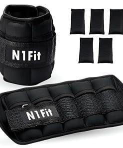 Pesa para tobillos ajustable de 10 lbs/par para mujeres y