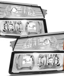 Ensamblaje del faro LSAILON Ajuste 2002-2006 Para Chevrolet