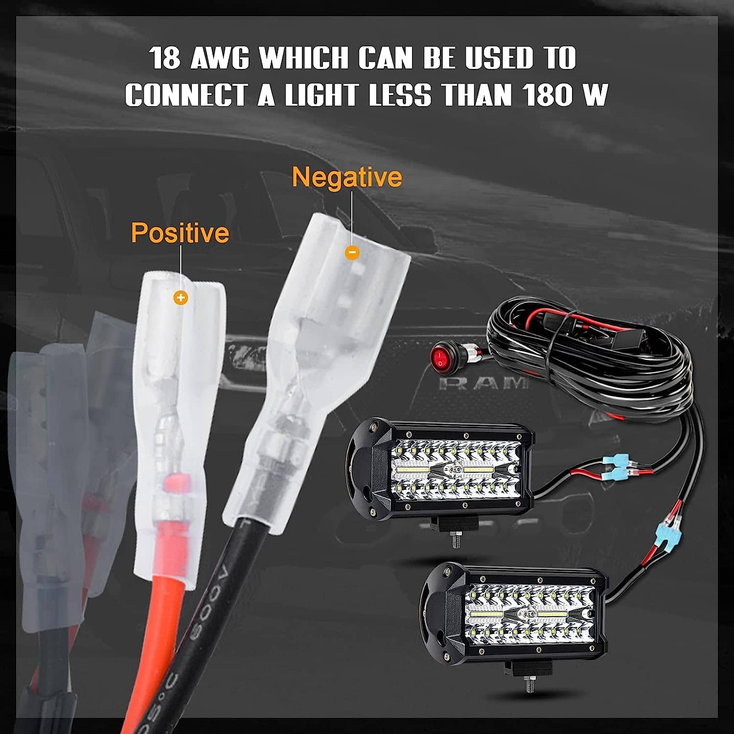 Luces antiniebla para motocicleta Falconstar, 2 luces LED - Imagen 8