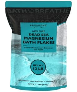Flakes de Magnesio del Mar Muerto Aromasong, Paquete de 12