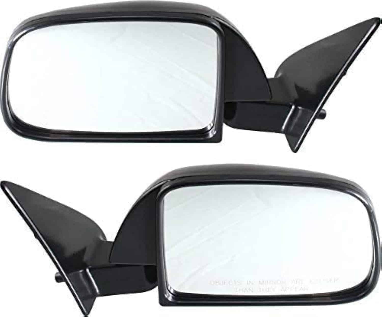 Conjunto de 2 espejos manuales plegables para puerta