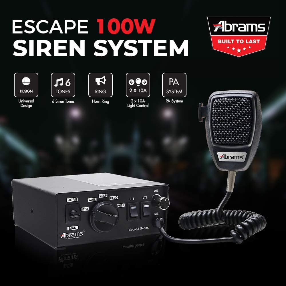 Sirenas de Vehículos de Emergencia Abrams - Sistema de PA - Imagen 3