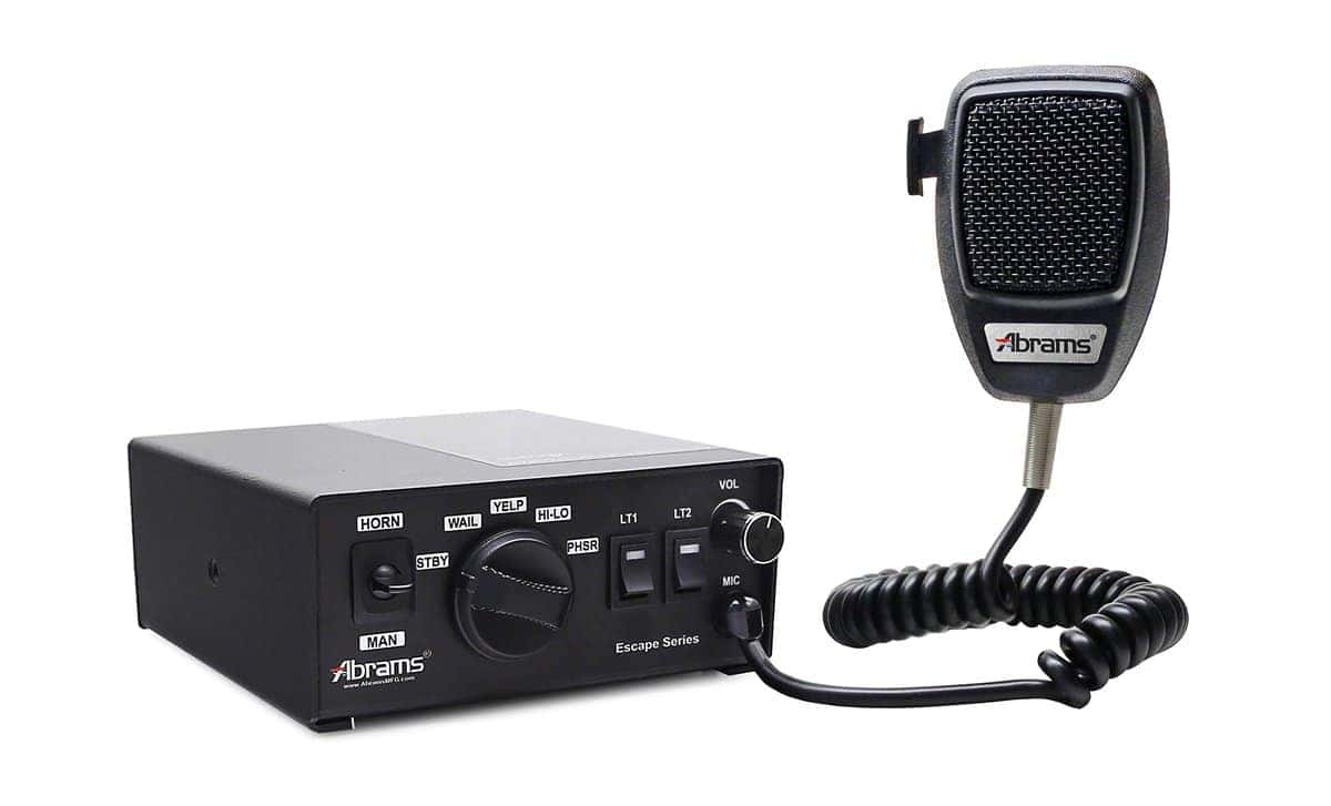 Sirenas de Vehículos de Emergencia Abrams - Sistema de PA