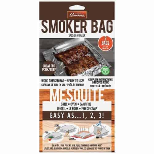 Bolsas de Humo de Mezquite 2 Paquete (11x12" c/u) - Infunde