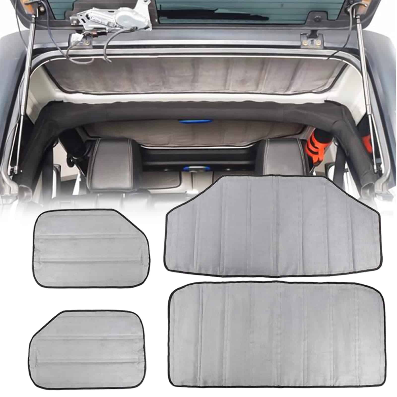 Aislamiento térmico de la cabecera del techo duro para Jeep