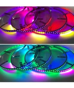 NBWDY 4Pcs 17 pulgadas Kits de Iluminación de Anillo de