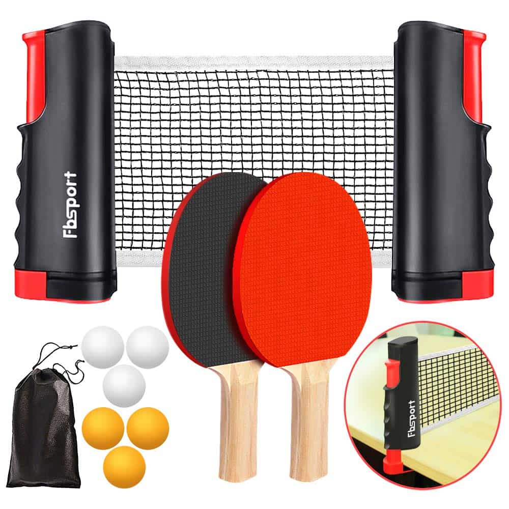 Conjunto de Raquetas de Ping Pong FBSPORT, Juego de Tenis