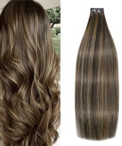 Extensiones de Cabello WindTouch Tape Balayage Marrón