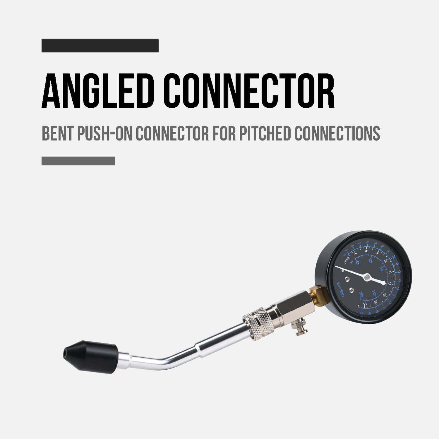 Medidor de compresión de motor Lichamp Automotive, Medidor - Imagen 8