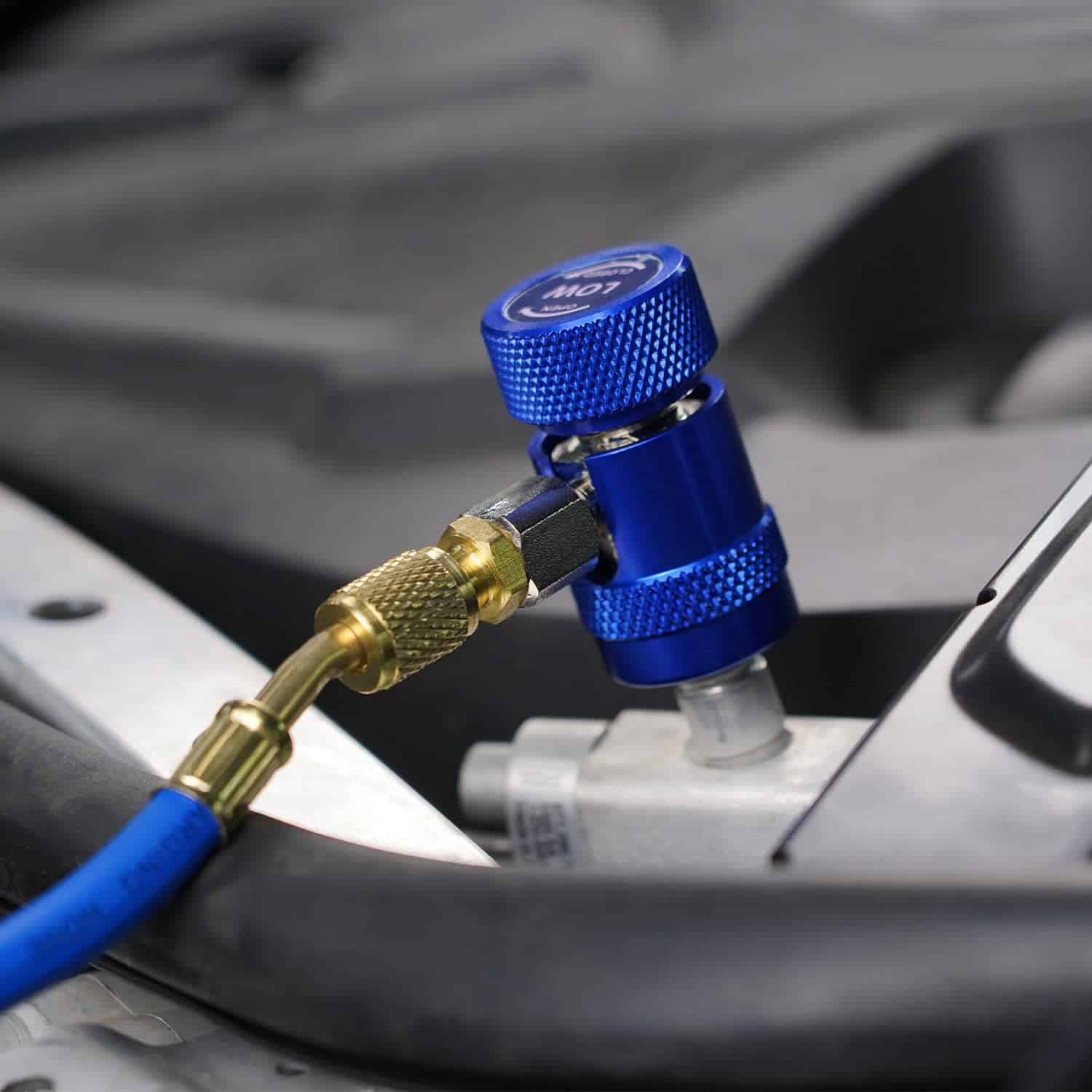 Adaptador de A/C para Auto Lichamp con Válvula de Auto - Imagen 3