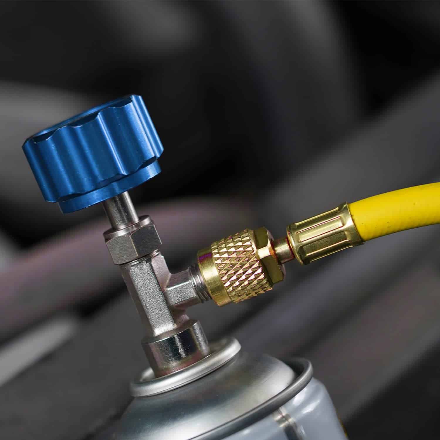 Adaptador de A/C para Auto Lichamp con Válvula de Auto - Imagen 4