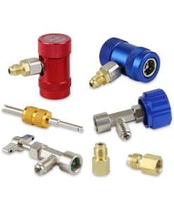 Adaptador de A/C para Auto Lichamp con Válvula de Auto