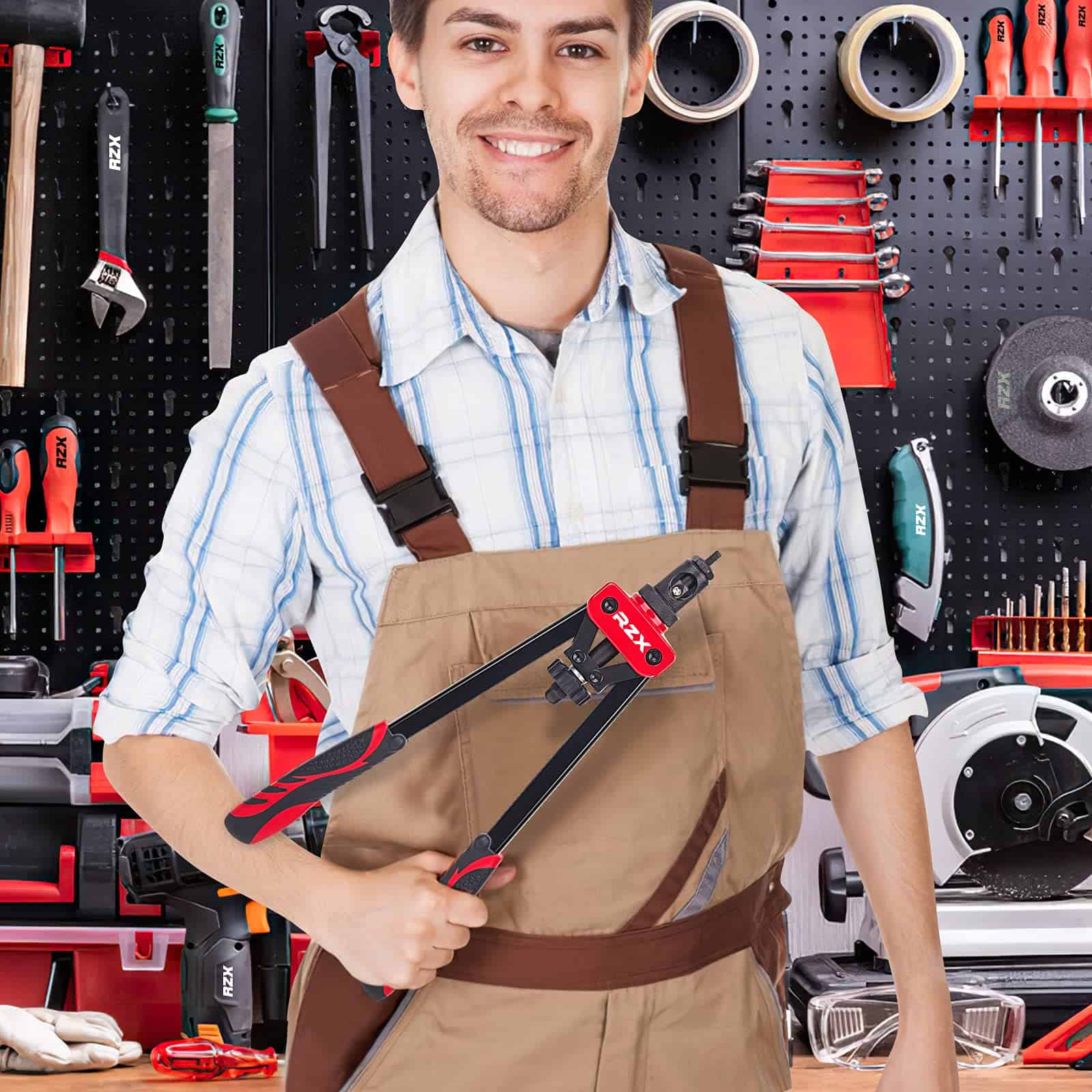 Herramienta de Remache de Tuerca de 14", Herramienta de - Imagen 6