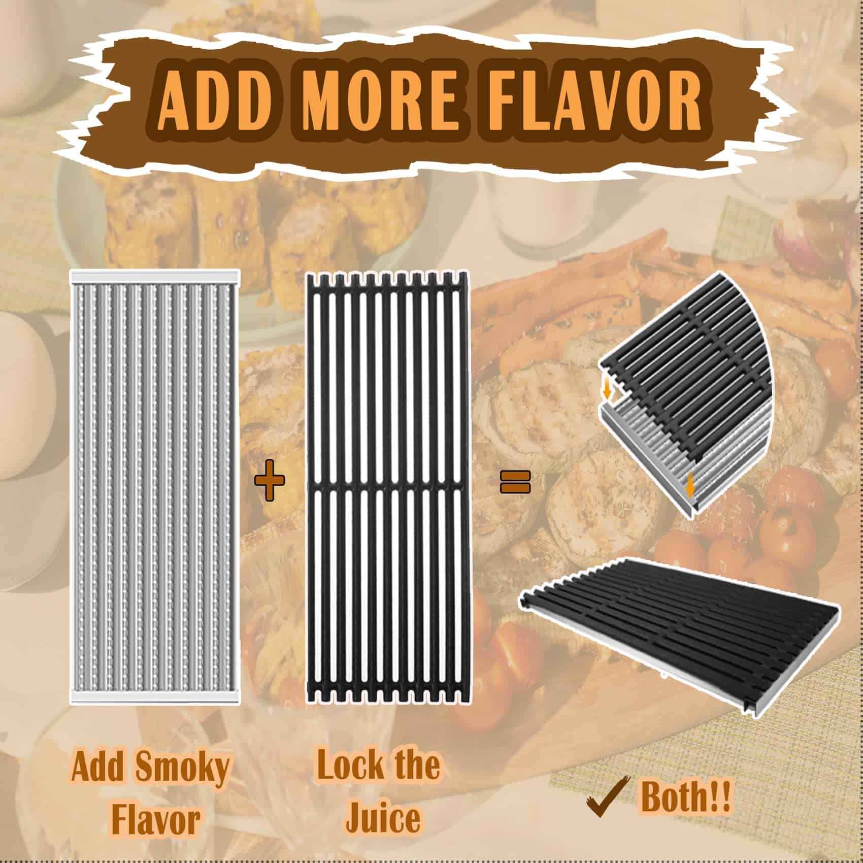 Rejillas de cocción SafBbcue de 17 pulgadas, piezas de - Imagen 7