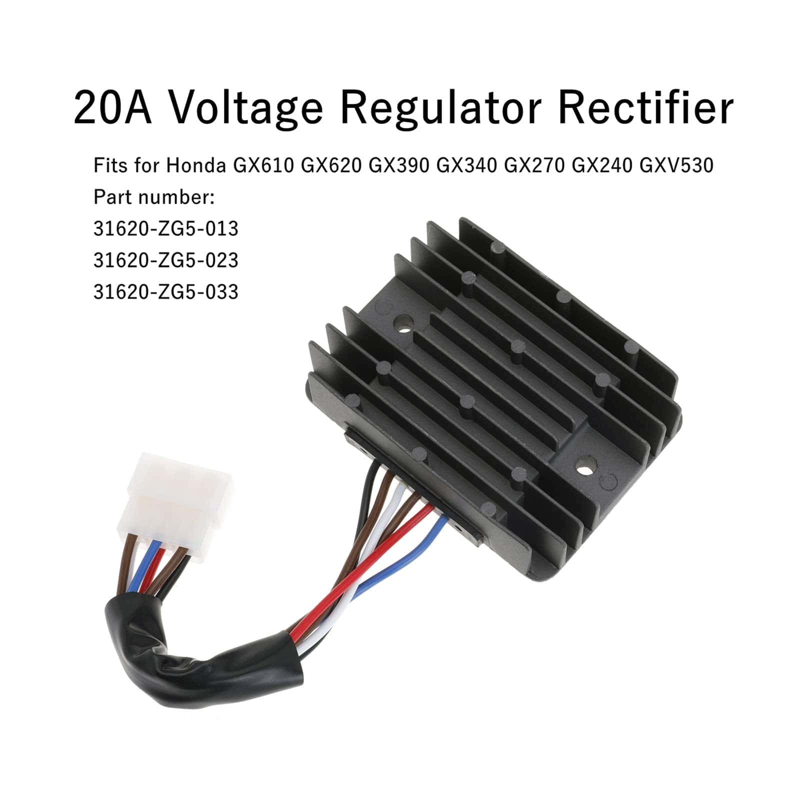 Regulador Rectificador de Voltaje 31620-ZG5-033 para Honda - Imagen 3
