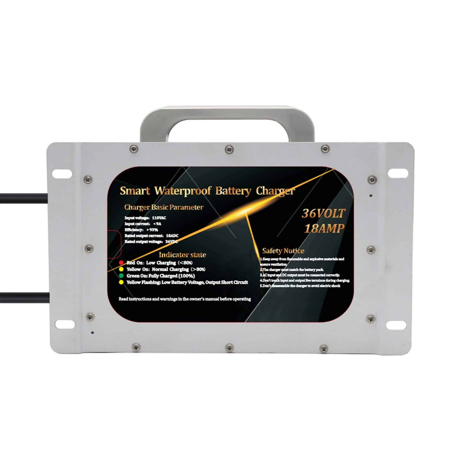 Cargador de Batería para Carrito de Golf de 36V 18A para - Imagen 5