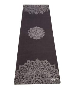 Tapete de Yoga 2 en 1 YOGA DESIGN LAB | The -Negro Mandala