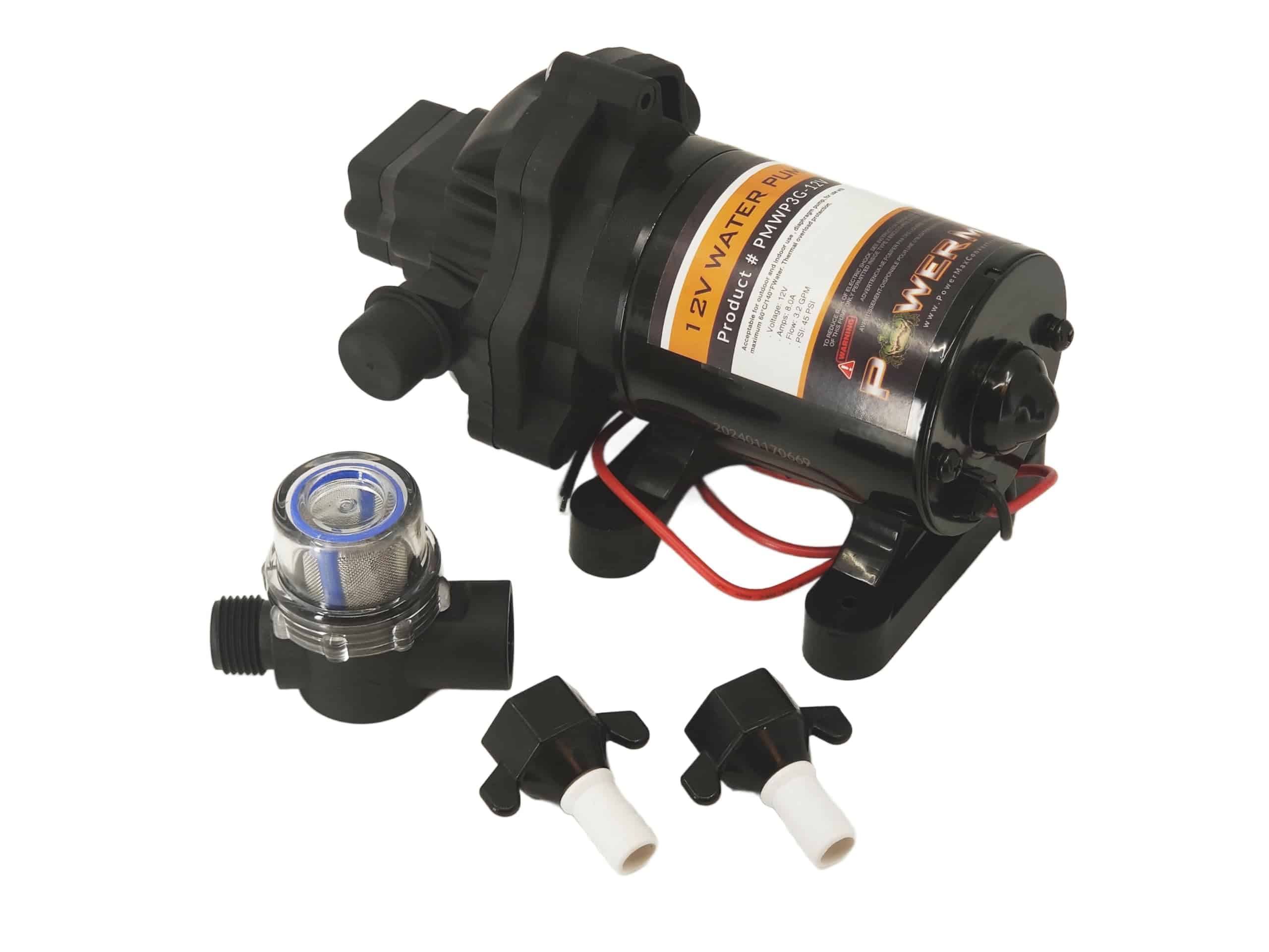 Bomba de agua para RV PowerMax 12V 3.2 Galones por Minuto - Imagen 3