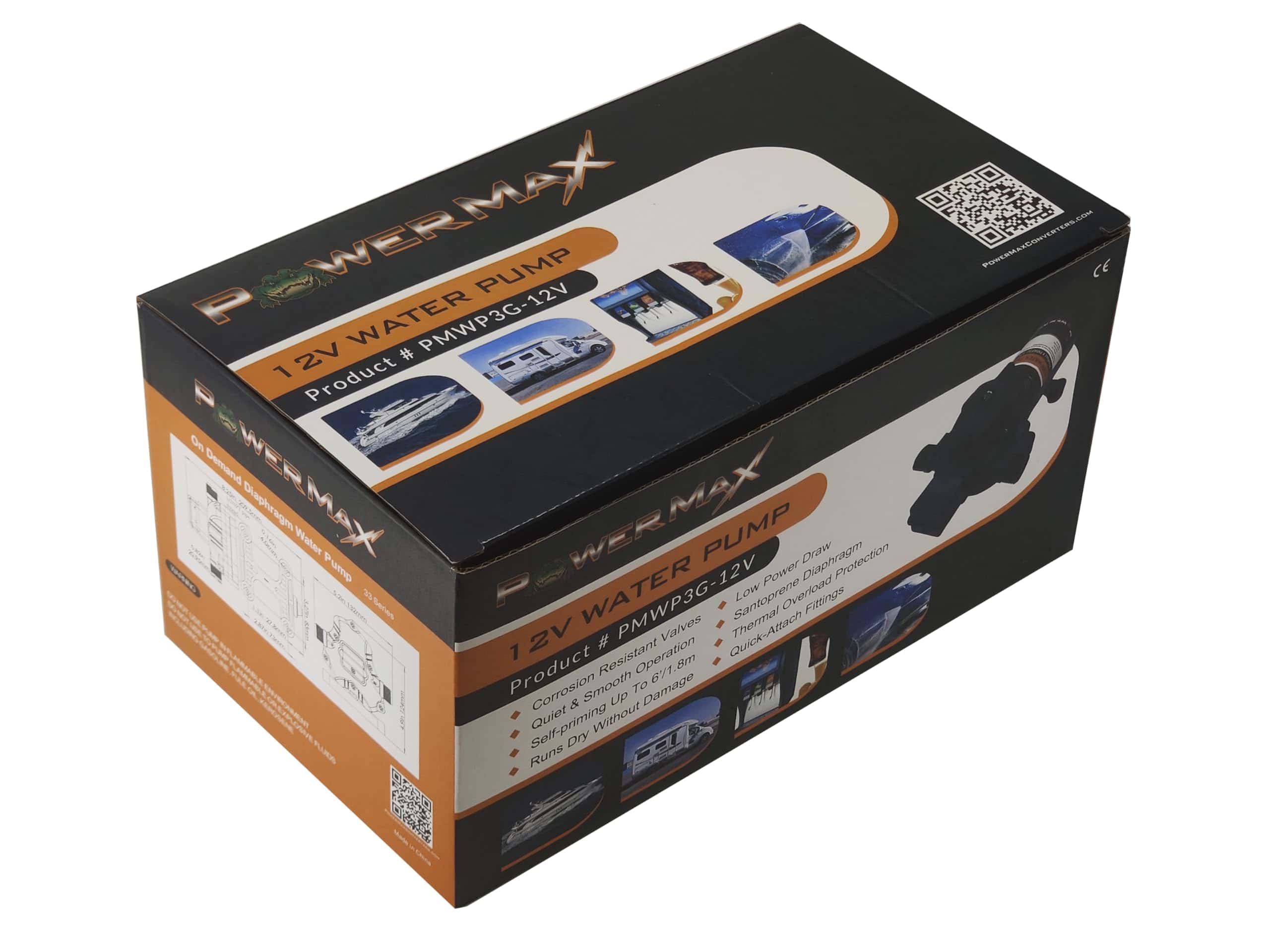 Bomba de agua para RV PowerMax 12V 3.2 Galones por Minuto - Imagen 4