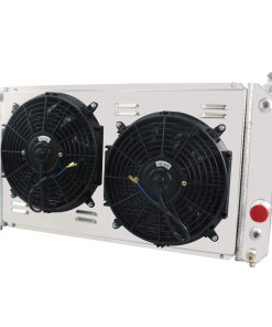 Radiador de Aluminio de 3 Filas + Ventilador de Envoltura +