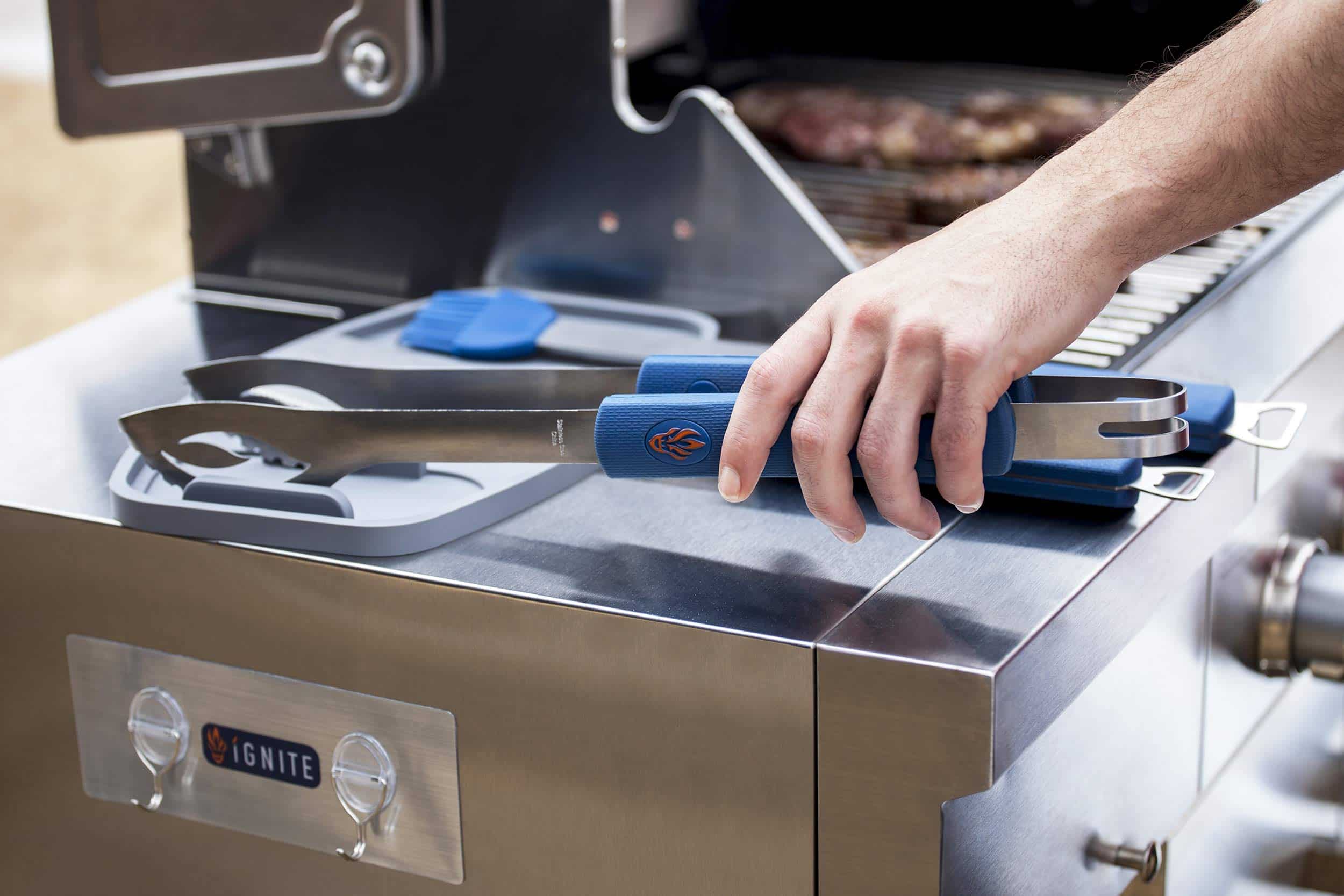 Pinzas para Parrilla Ignite con Eje Reforzado y Mango de - Imagen 8