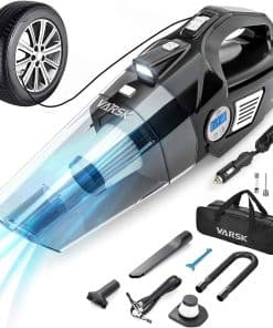 Aspiradora de Coche VARSK 4 en 1 de Alta Potencia, Inflador