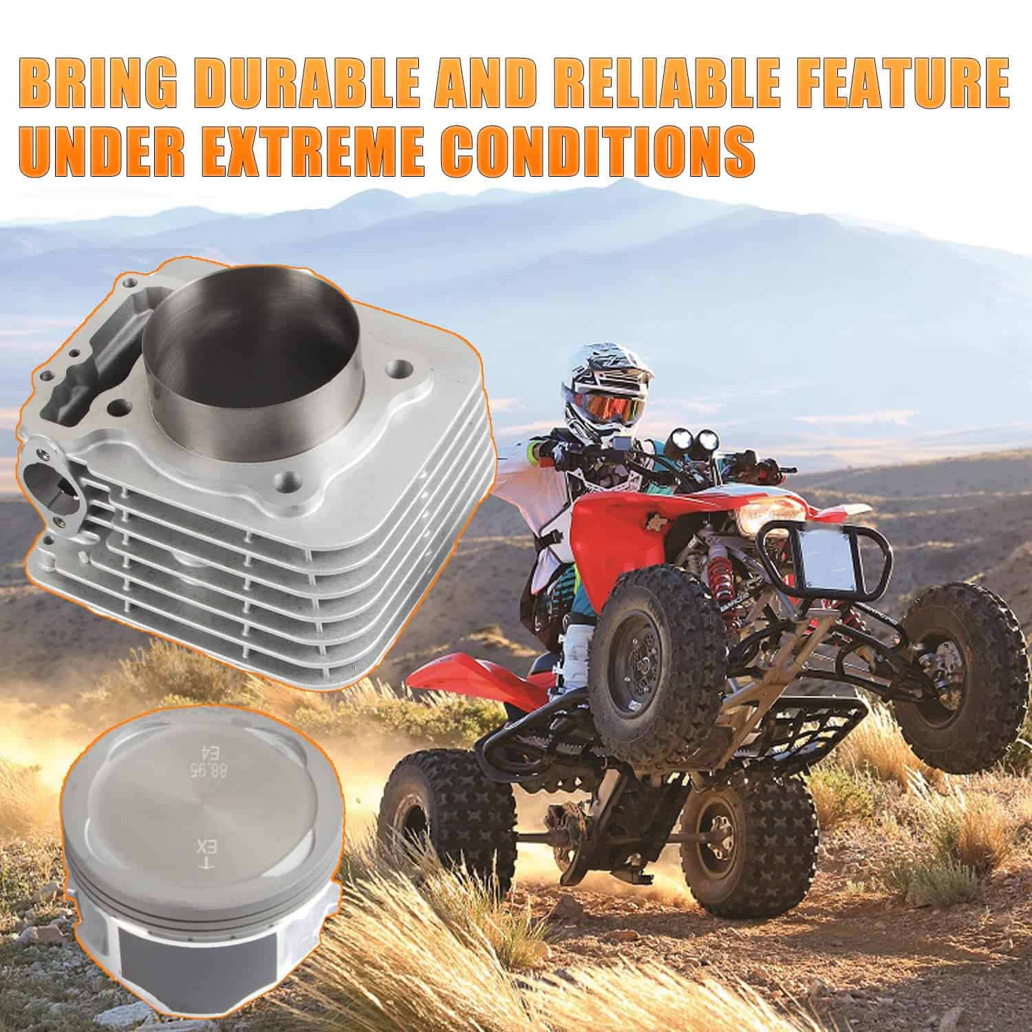 Kit de reconstrucción de cilindro grande de 89 mm 440CC con - Imagen 4