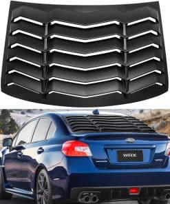 Louver de ventana trasera para 2015-2021 Subaru WRX, WRX
