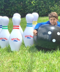 Juego de Bolos Inflable Gigante para Niños - 6 bolos