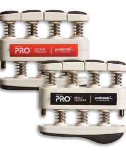 Prohands PRO Hand Exerciser, Ejercitador de Dedos -Rojo, Neg