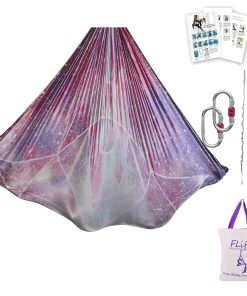 Hamaca de Yoga Aérea F.Life premium de 5.5 yardas de tela