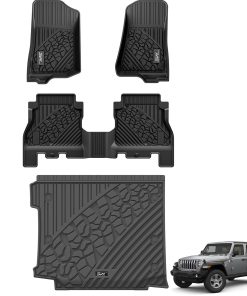 Tapetes para piso y forro de maletero de 3W compatibles con