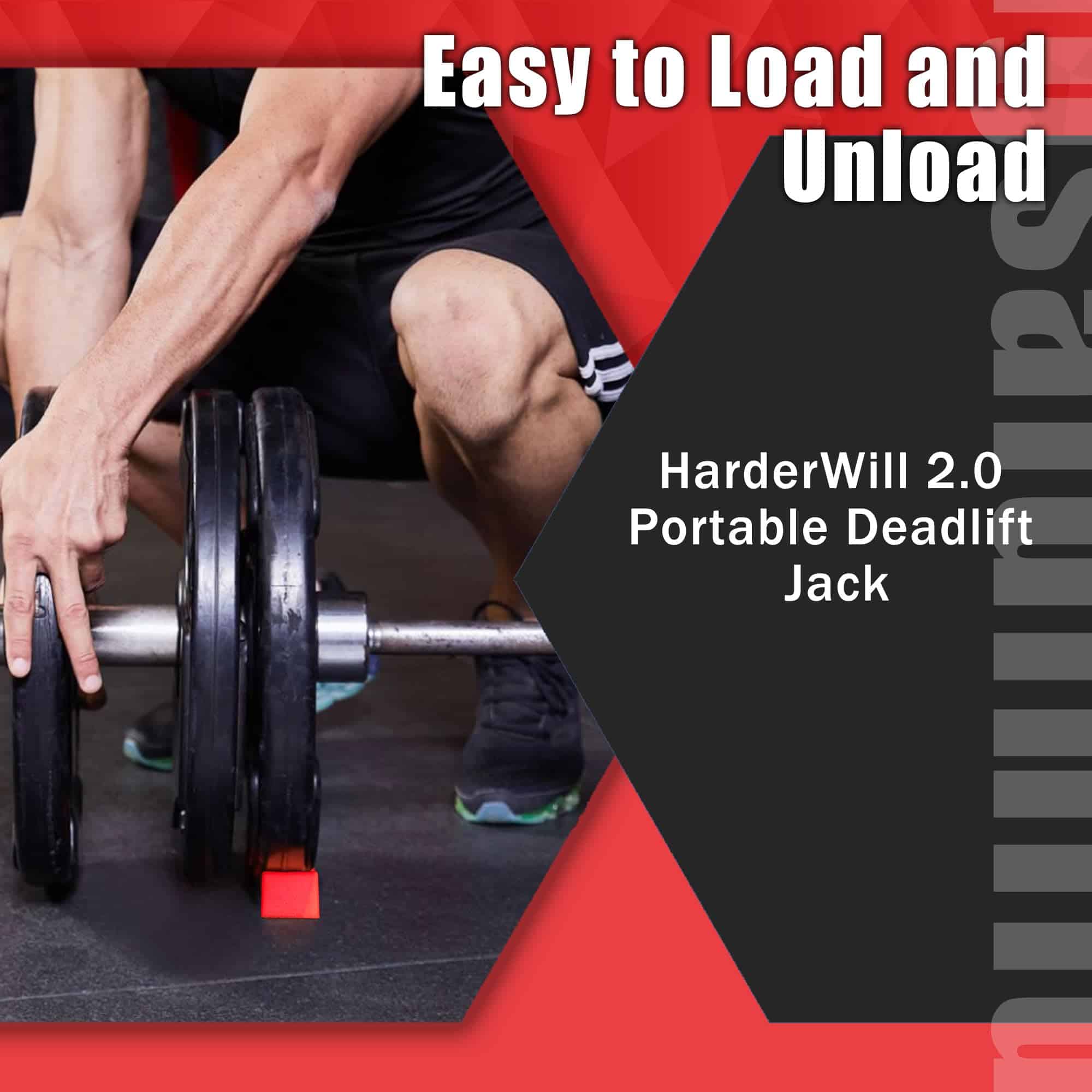 HarderWill Deadlift Jack Alternative (1 -Rojo Granate - Imagen 5