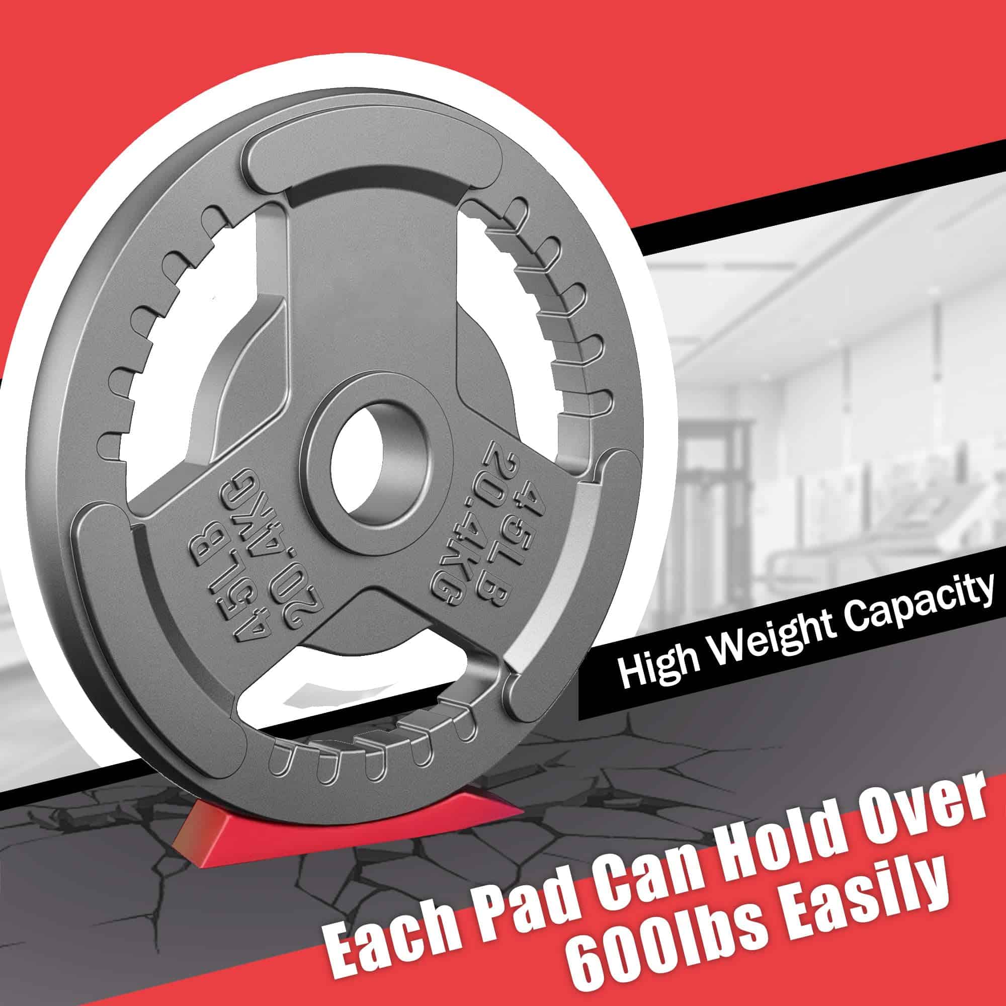 HarderWill Deadlift Jack Alternative (1 -Rojo Granate - Imagen 4