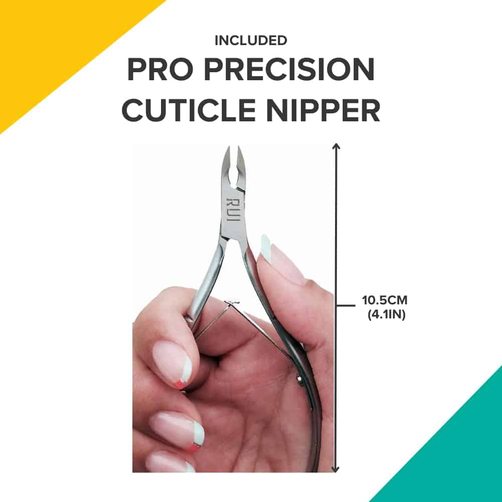 Kit de Manicura Rui Smiths Pro de Acero Inoxidable de 8 - Imagen 6