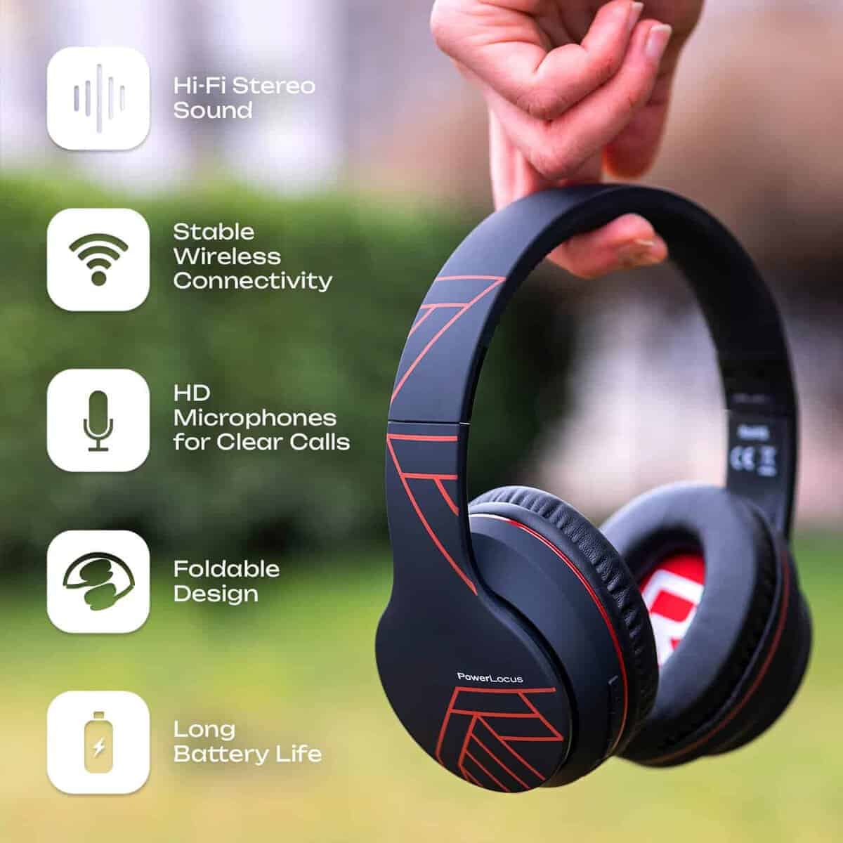 Auriculares inalámbricos Bluetooth PowerLocus, auriculares - Imagen 6