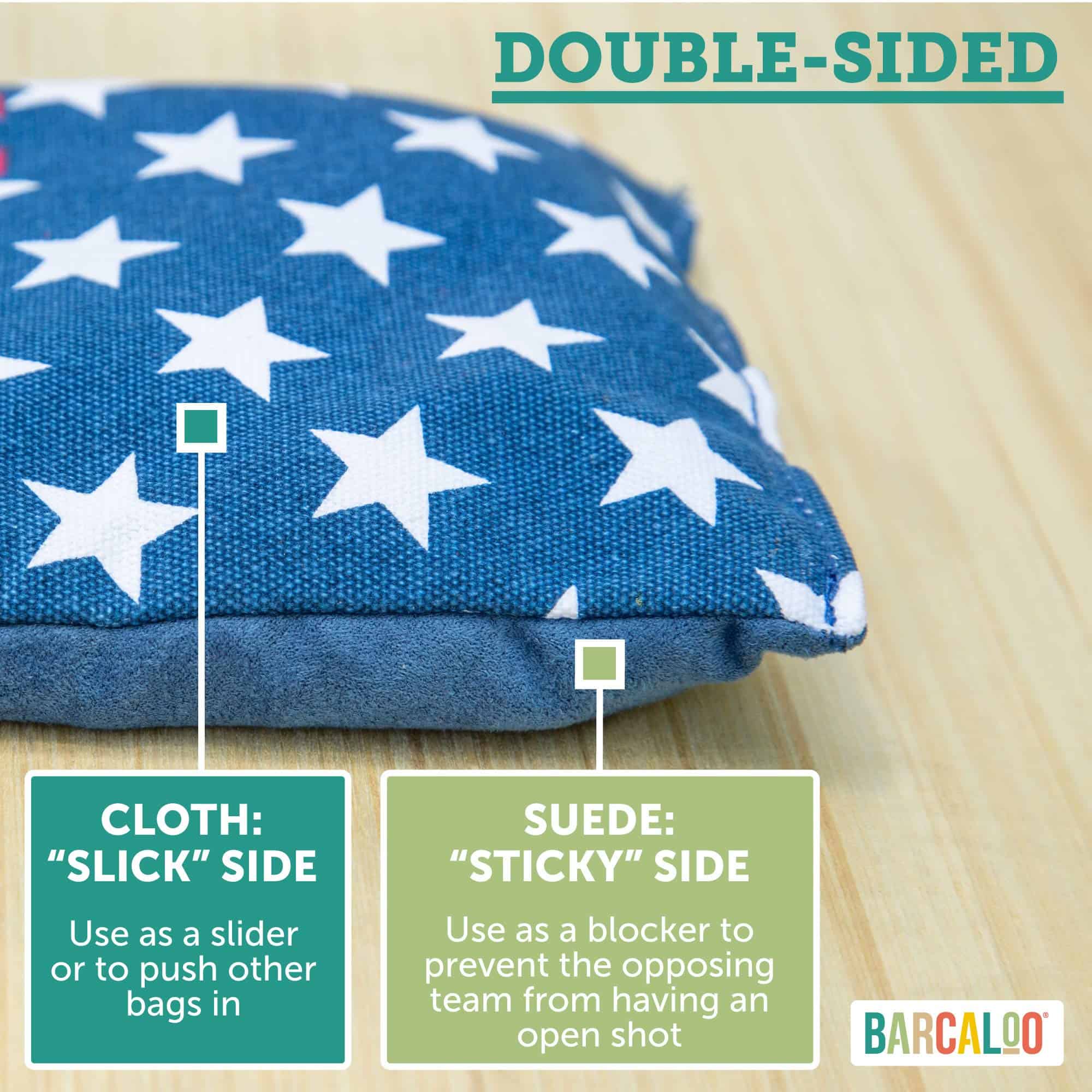 Barcaloo Pro Cornhole Bags - Set de 8 Bolsas de Maíz de - Imagen 4