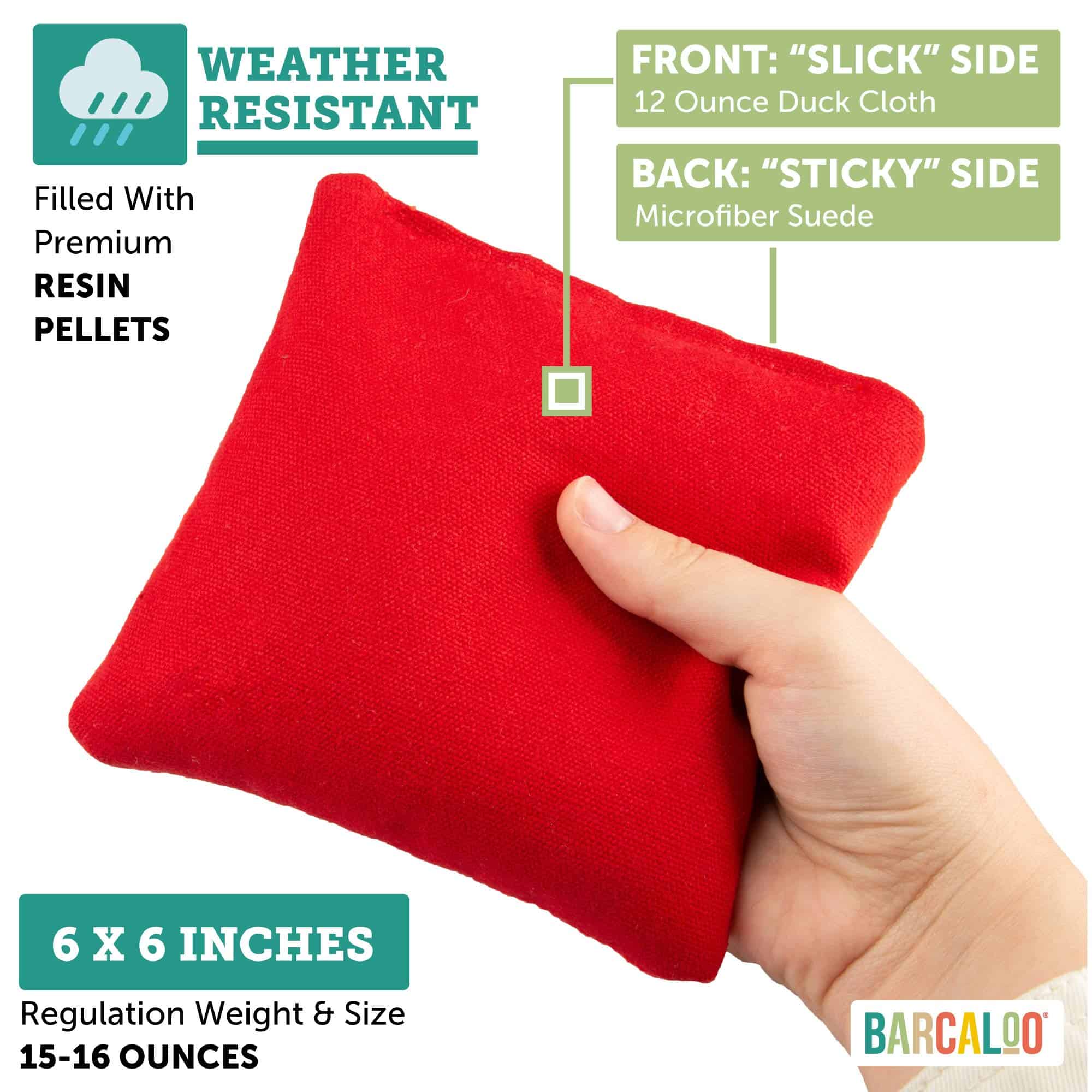 Bolsas de Cornhole Pro Barcaloo - Set de 8 Bolsas de Maíz - Imagen 3