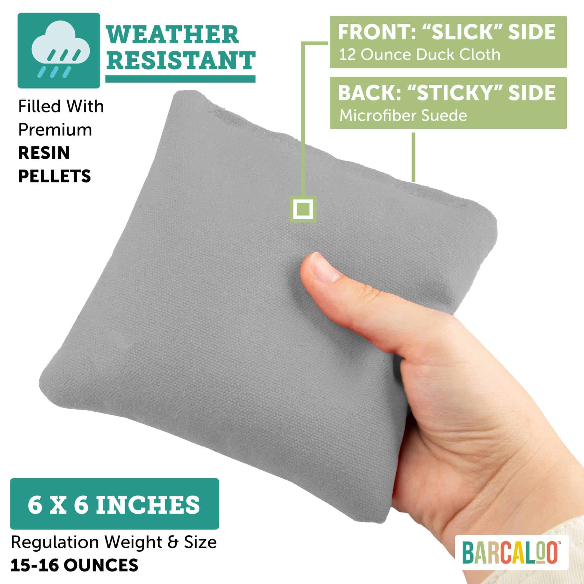 Bolsas de Maíz Barcaloo Pro - Juego de 8 Bolsas de Frijoles - Imagen 3