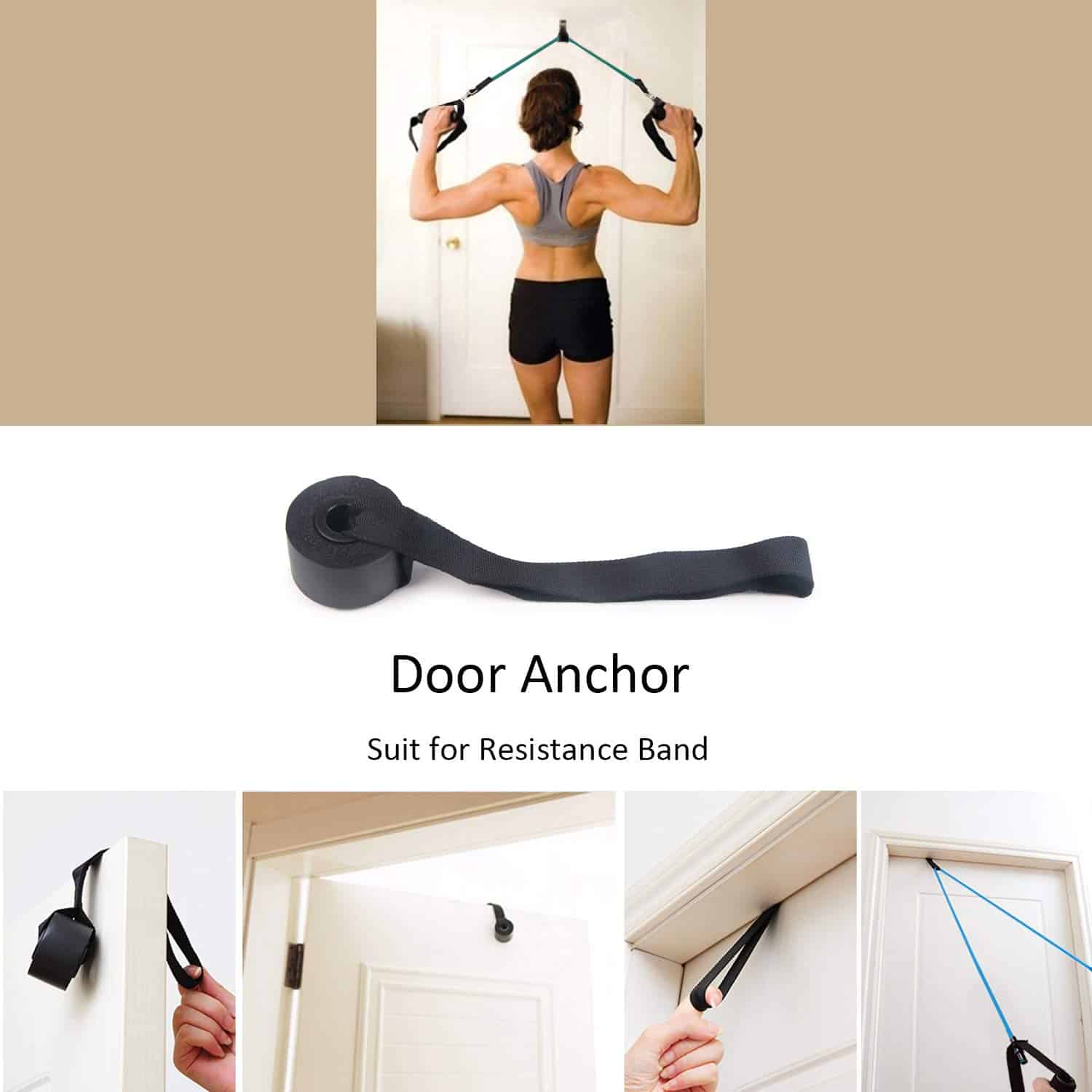 Set de Bandas de Resistencia con Asas para Ejercicio en - Imagen 7