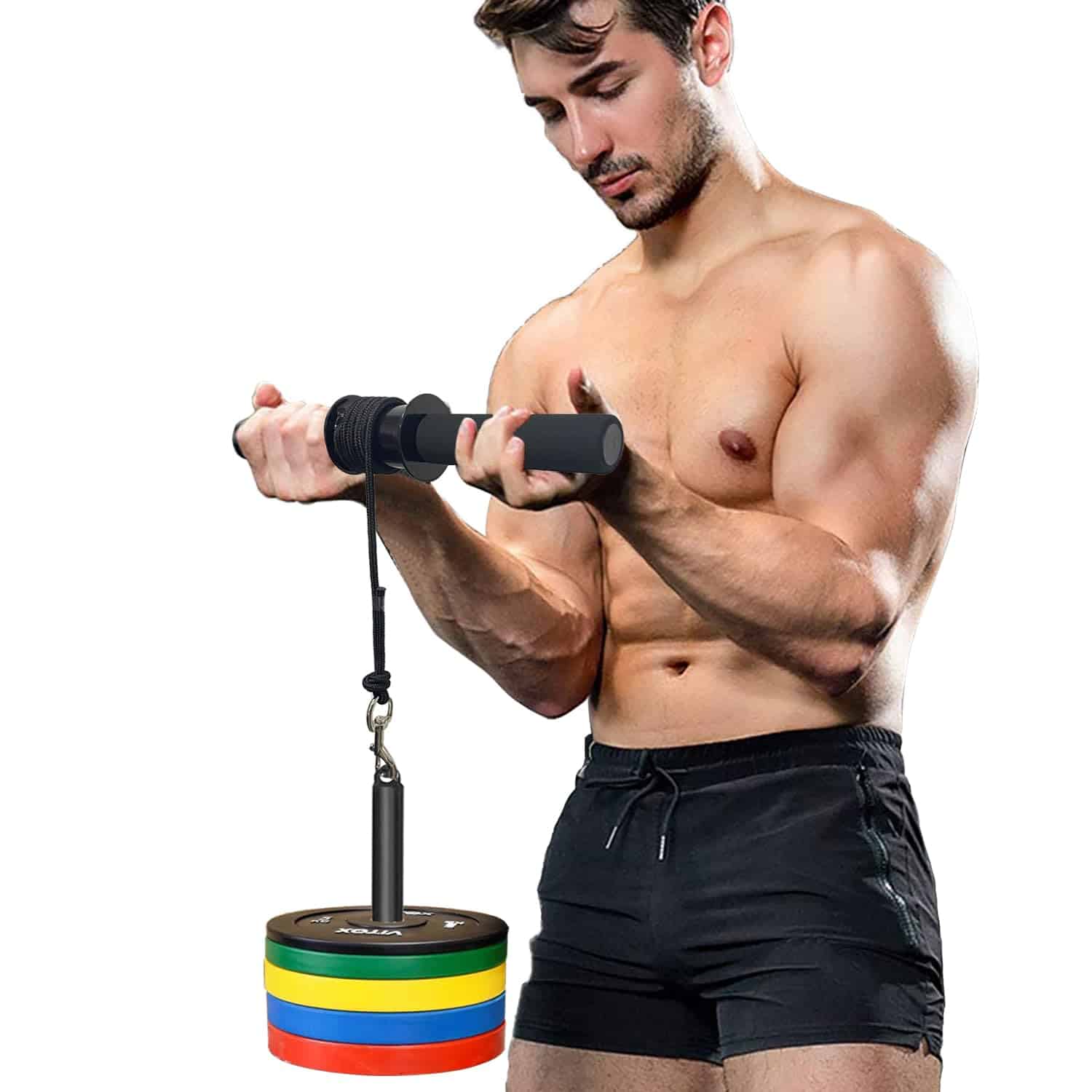 Rueda para antebrazo con asa antideslizante - Entrenador de