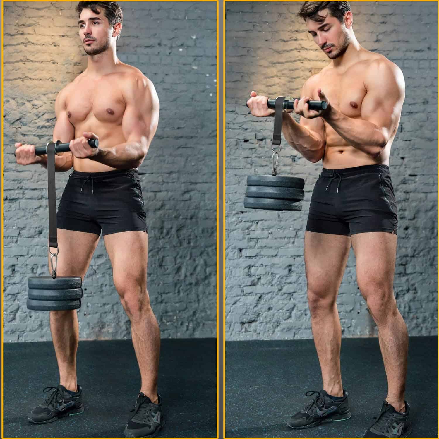 Rueda para antebrazo con asa antideslizante - Entrenador de - Imagen 10