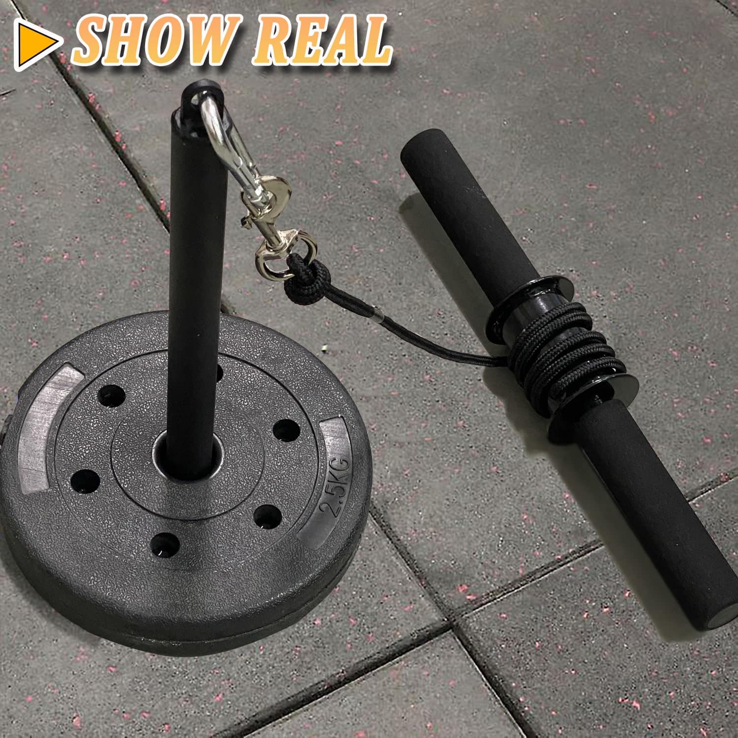 Rueda para antebrazo con asa antideslizante - Entrenador de - Imagen 9