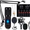 Paquete de Equipos de Podcast, Kit de Micrófono BM-800 con