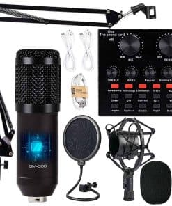 Paquete de Equipos de Podcast, Kit de Micrófono BM-800 con