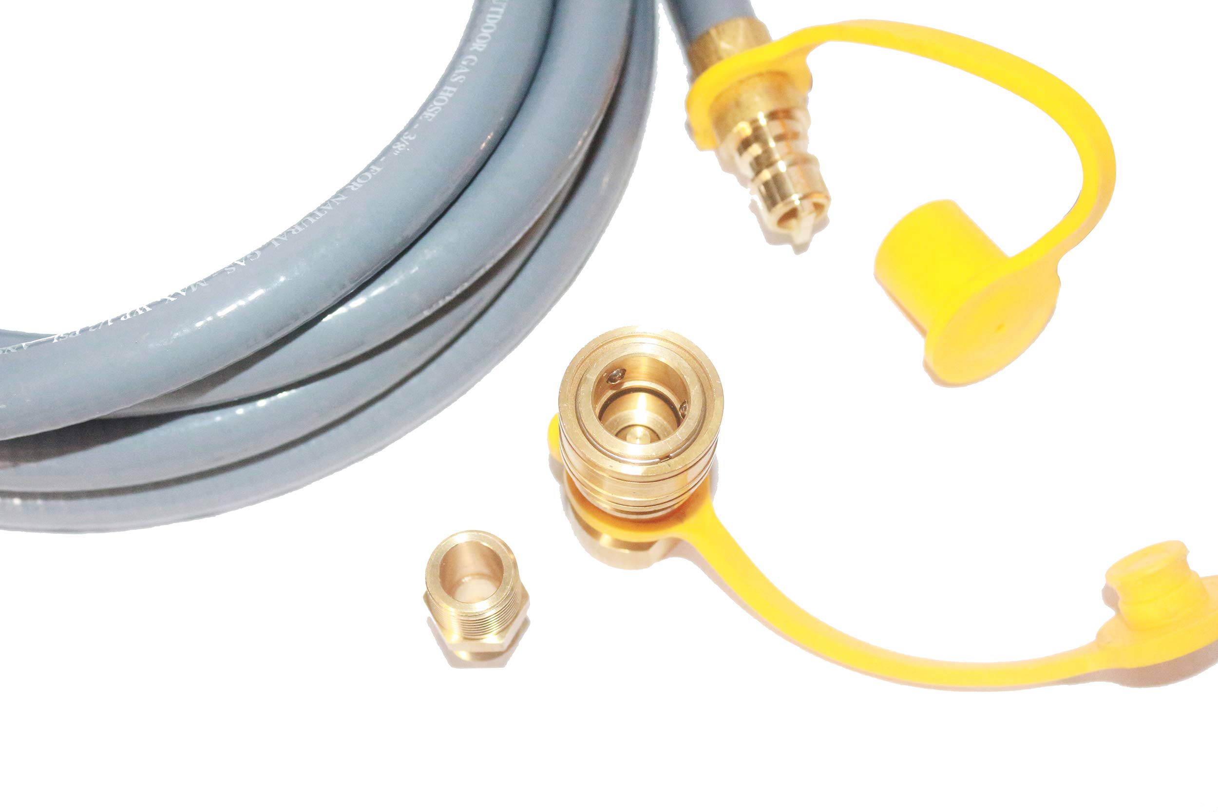 12 Pies Manguera de Gas Propano/Natural de 3/8 ID con 3/8" - Imagen 6