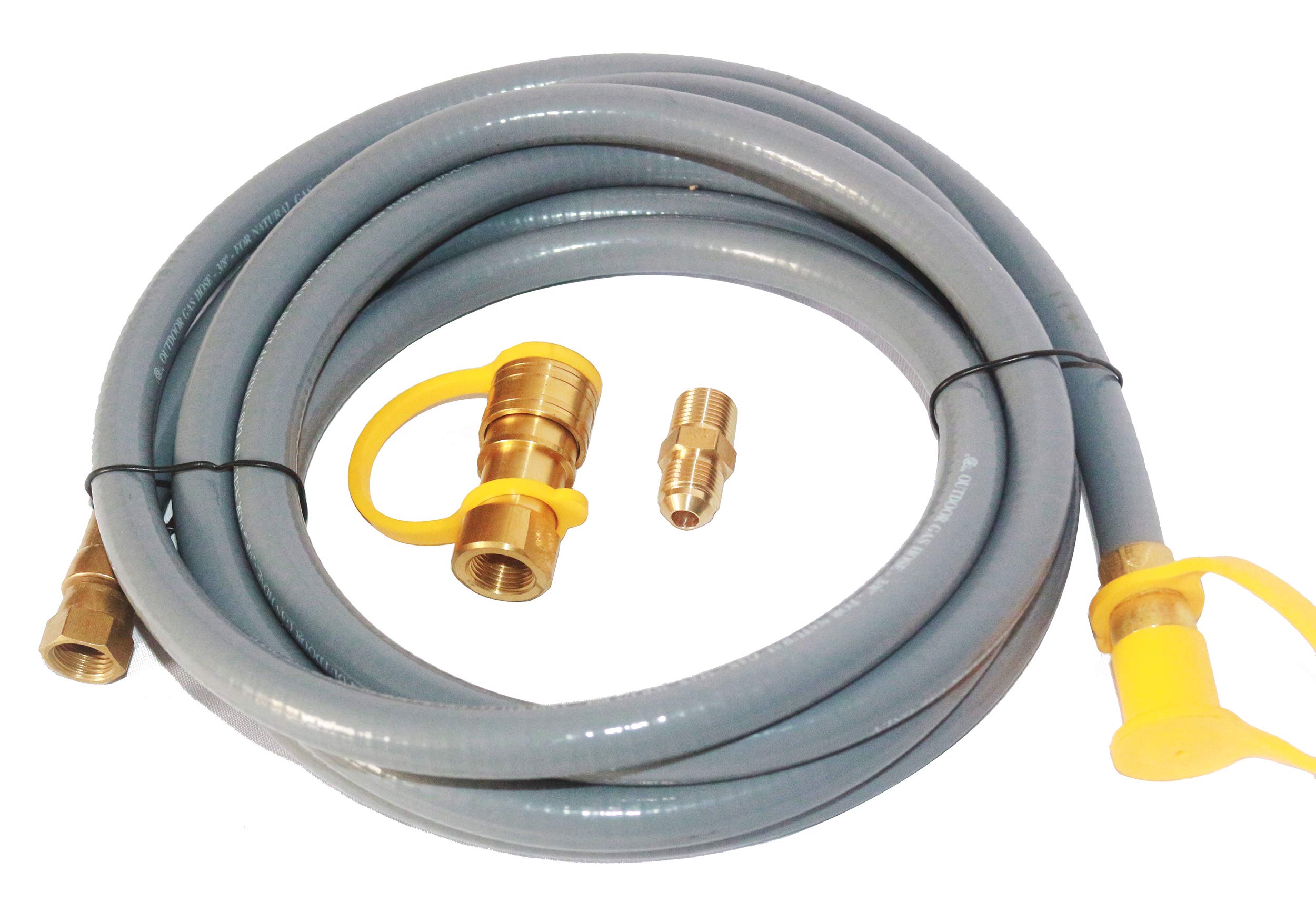 12 Pies Manguera de Gas Propano/Natural de 3/8 ID con 3/8" - Imagen 4